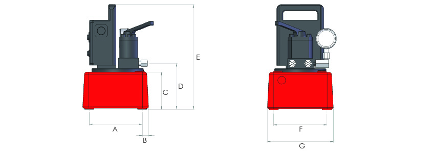 bơm thủy lực dùng điện 110V 